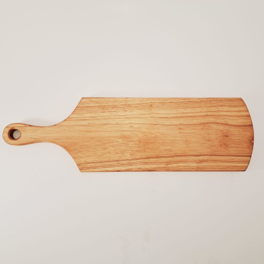 Baguette serving board rubberwood